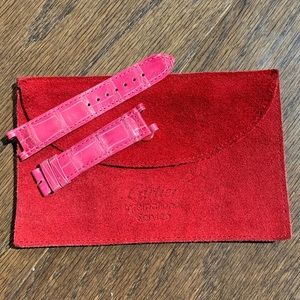 CARTIER 💕 Pink Alligator Watch Band
